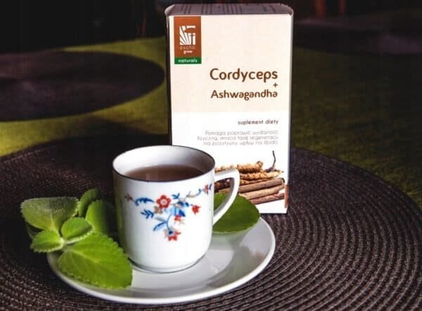 Arbata su Ashwagandha ir cordyceps