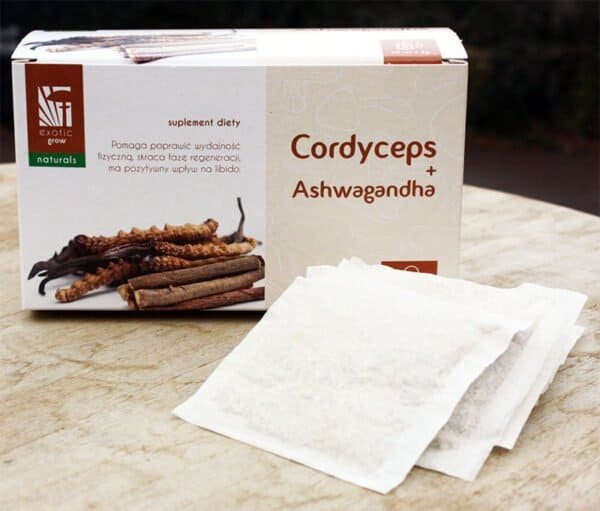 Arbata su Ashwagandha ir cordyceps